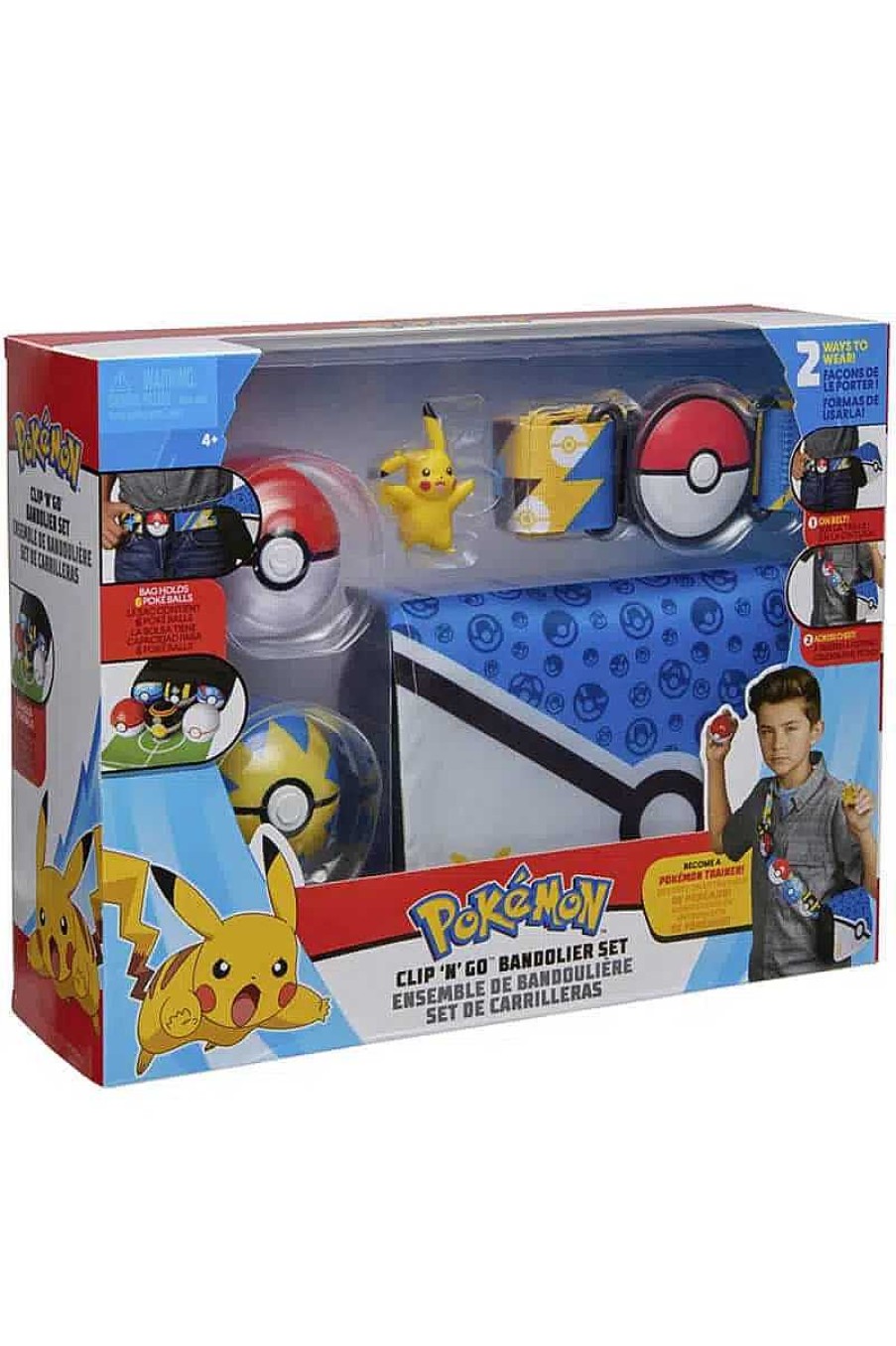 POCKET MONSTER Pokemon Figurer | Pikachu Bandolier Saet