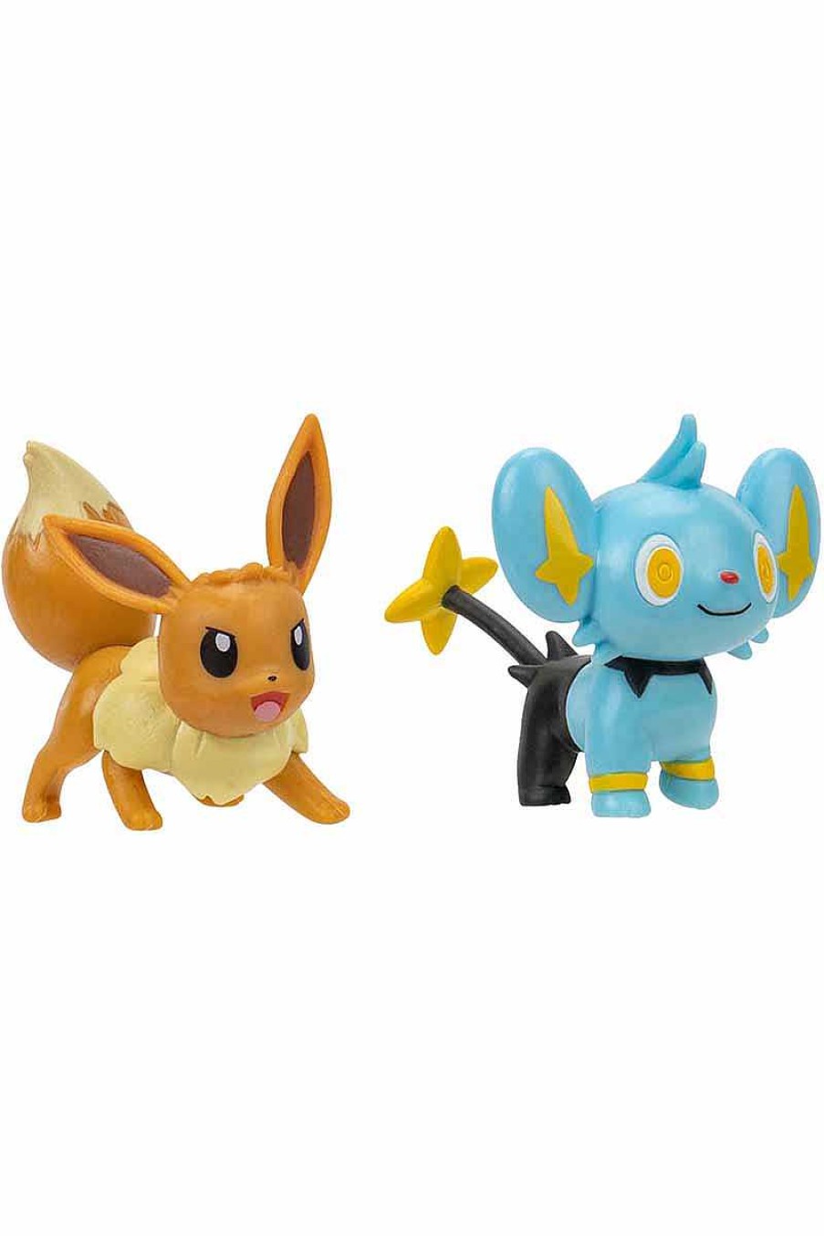 POCKET MONSTER Pokemon Figurer | Shinx Og Eevee Battle Figurer