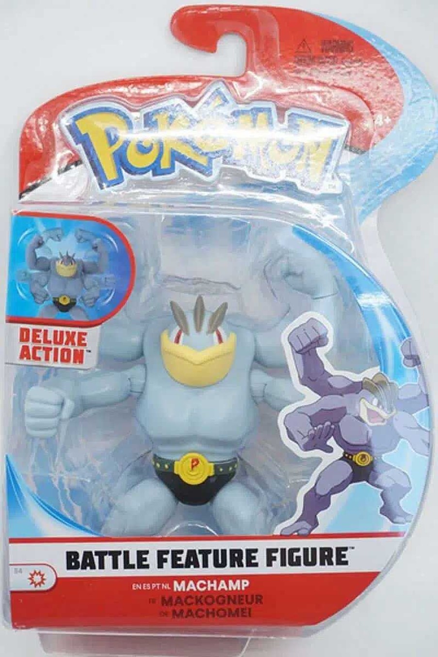 POCKET MONSTER Pokemon Figurer | Machamp Battle Feature Figur