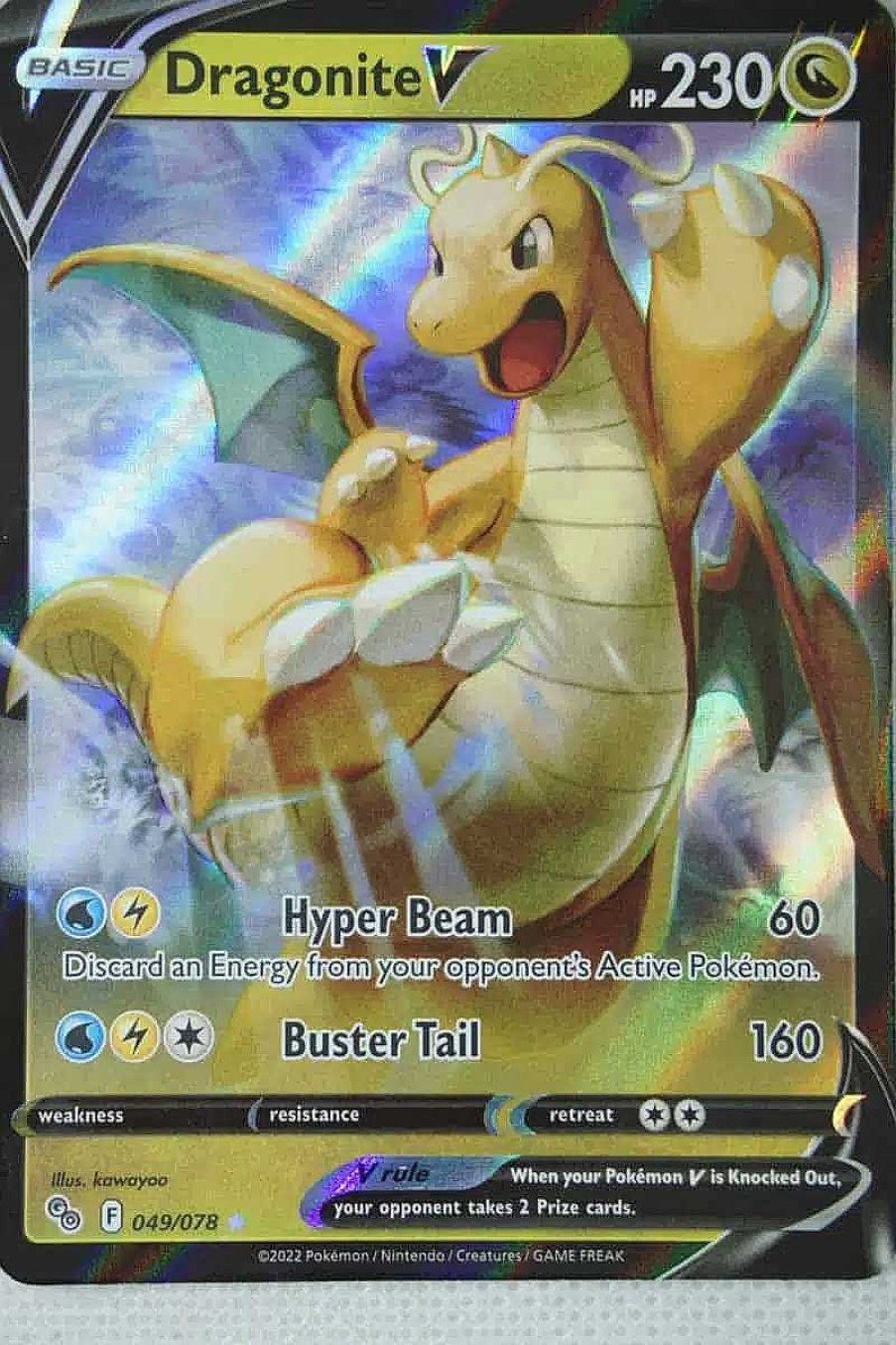 POCKET MONSTER Pokemon Kort | Dragonite V 049/078