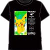 POCKET MONSTER Pokemon Til Bornevaerelset | Sort Pikachu T Shirt Born