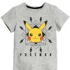 POCKET MONSTER Pokemon Til Bornevaerelset | Gra Pikachu T Shirt Til Born