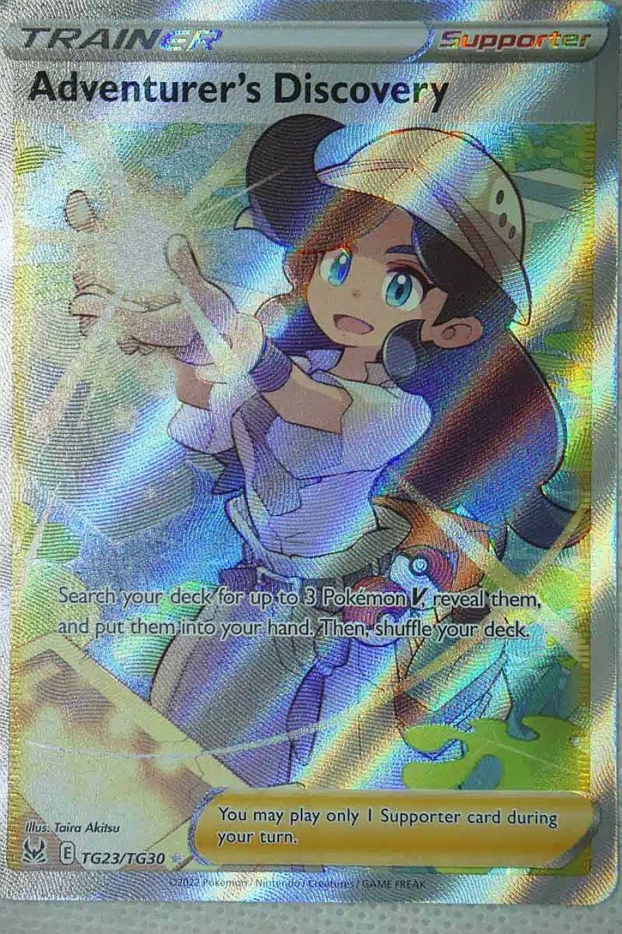 POCKET MONSTER Pokemon Kort | Adventurer'S Discovery Tg23/Tg30 Full Art