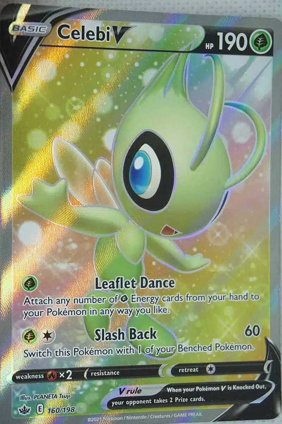 POCKET MONSTER Pokemon Kort | Celebi V 160/198 Full Art