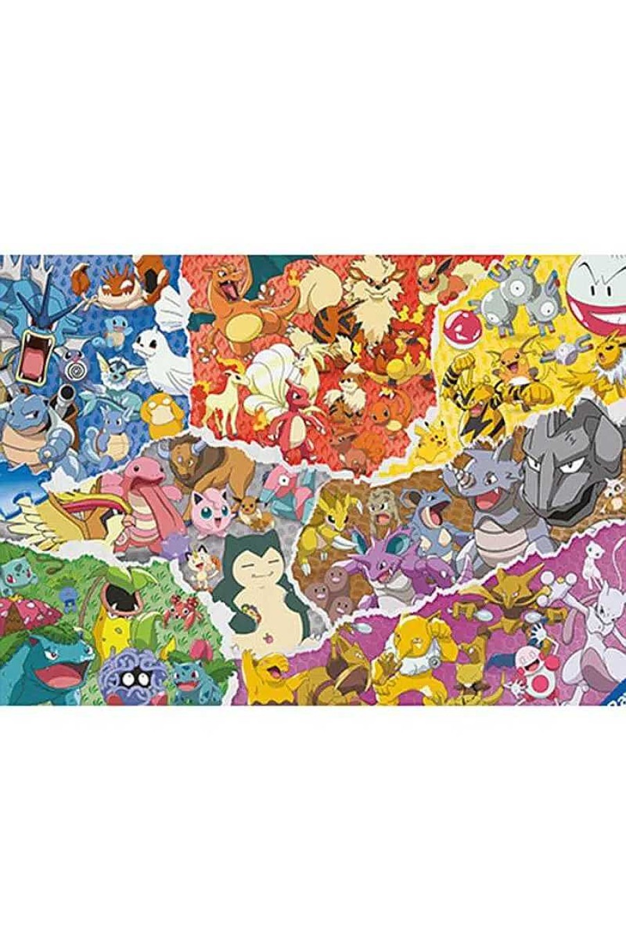 POCKET MONSTER Pokemon Til Bornevaerelset | Pokemon Ravensburger Puslespil Med 5000 Brikker