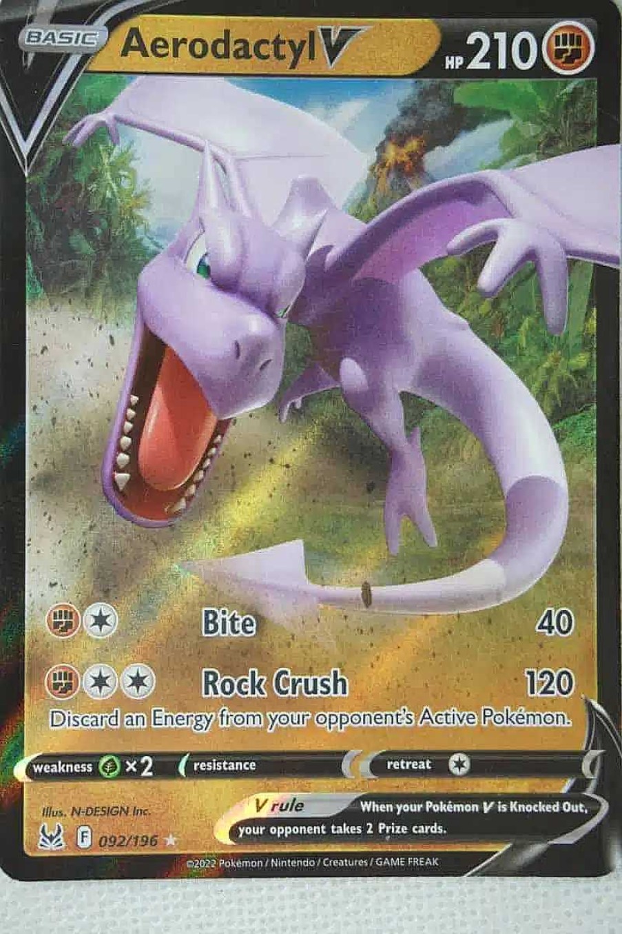 POCKET MONSTER Pokemon Kort | Aerodactyl V 092/196