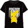 POCKET MONSTER Pokemon Til Bornevaerelset | Sort T Shirt Med Pikachu Til Born