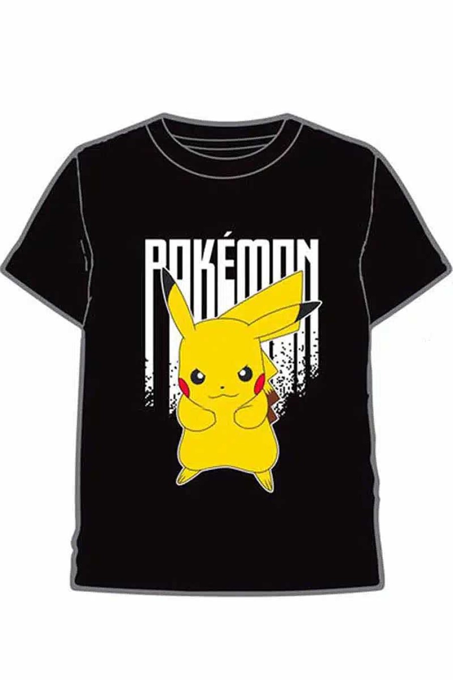 POCKET MONSTER Pokemon Til Bornevaerelset | Sort T Shirt Med Pikachu Til Born