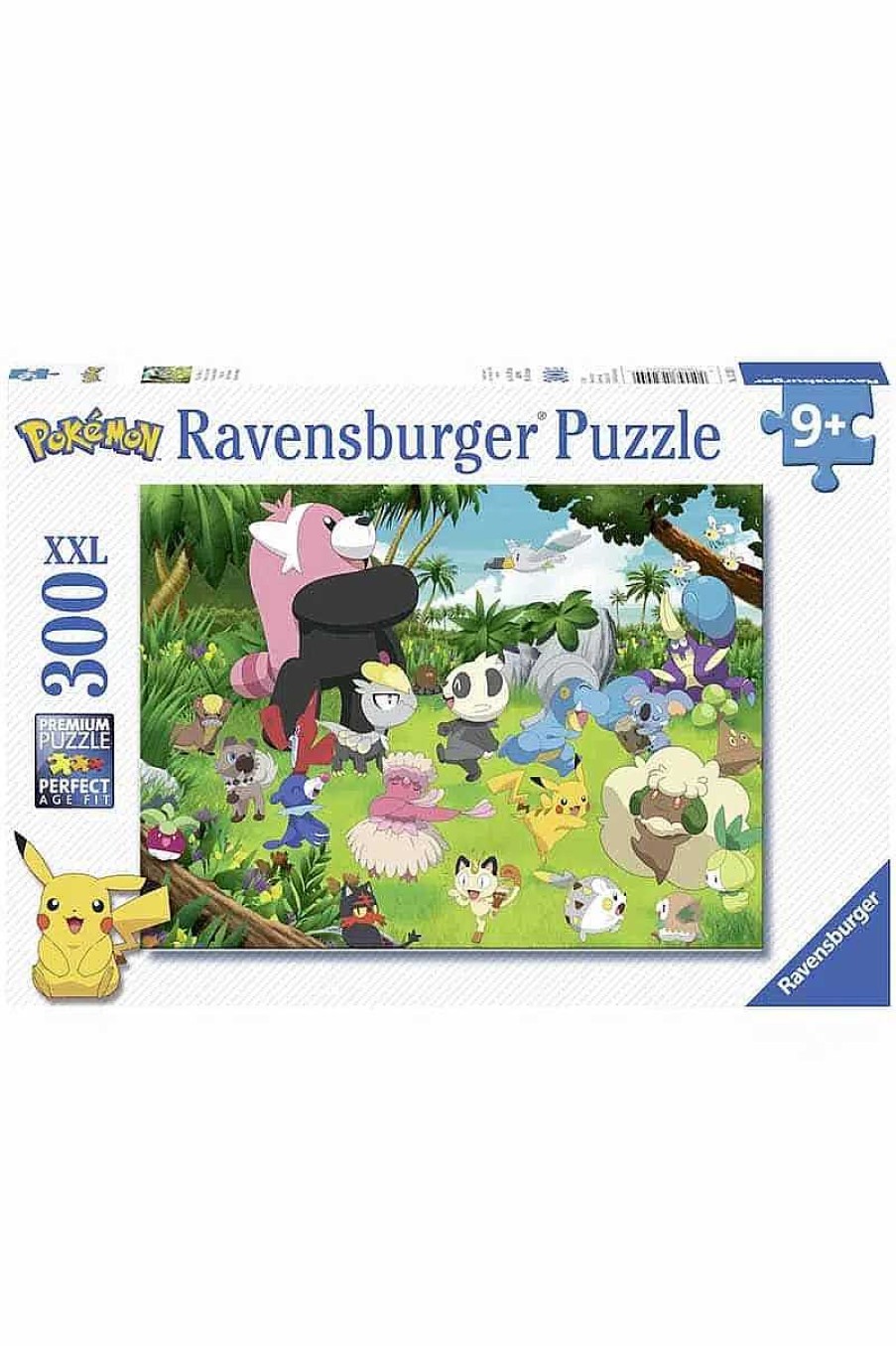 POCKET MONSTER Pokemon Til Bornevaerelset | Pokemon Ravensburger Puslespil Med 300 Brikker