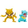 POCKET MONSTER Pokemon Figurer | Abra Og Totodile Figurer