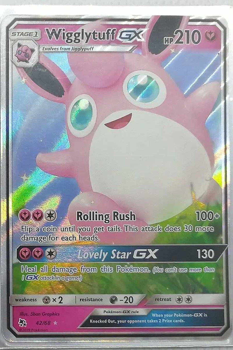 POCKET MONSTER Pokemon Kort | Wigglytuff Gx 42/68