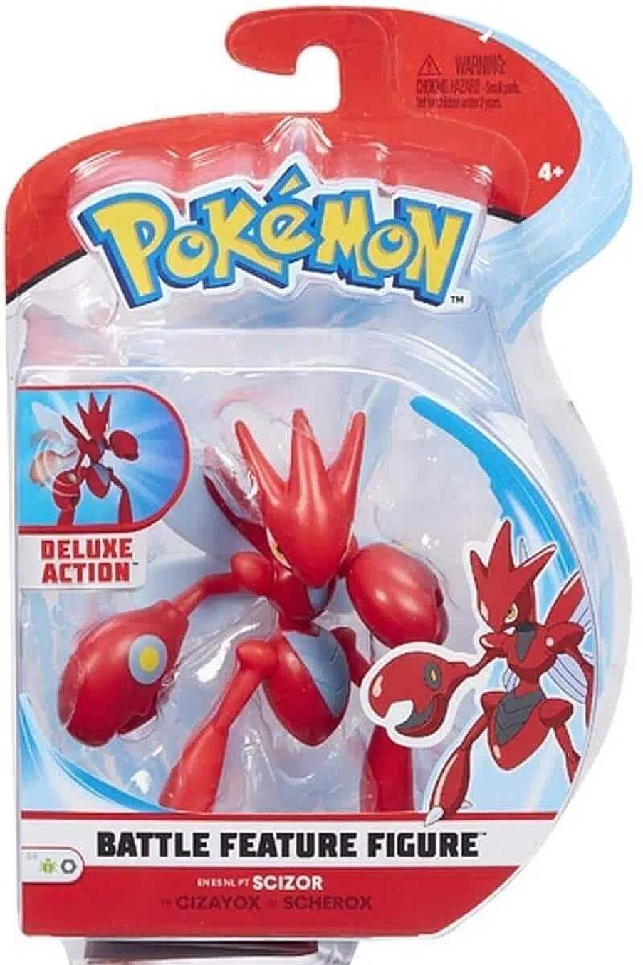 POCKET MONSTER Pokemon Figurer | Scizor Battle Feature Figur