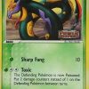 POCKET MONSTER Pokemon Kort | Seviper 23/108 Rare Reverse Holo