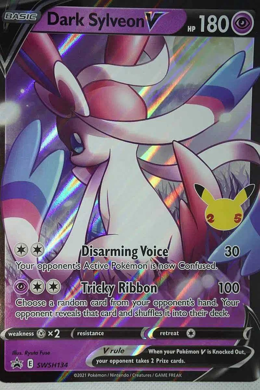 POCKET MONSTER Pokemon Kort | Celebrations Dark Sylveon V Stor