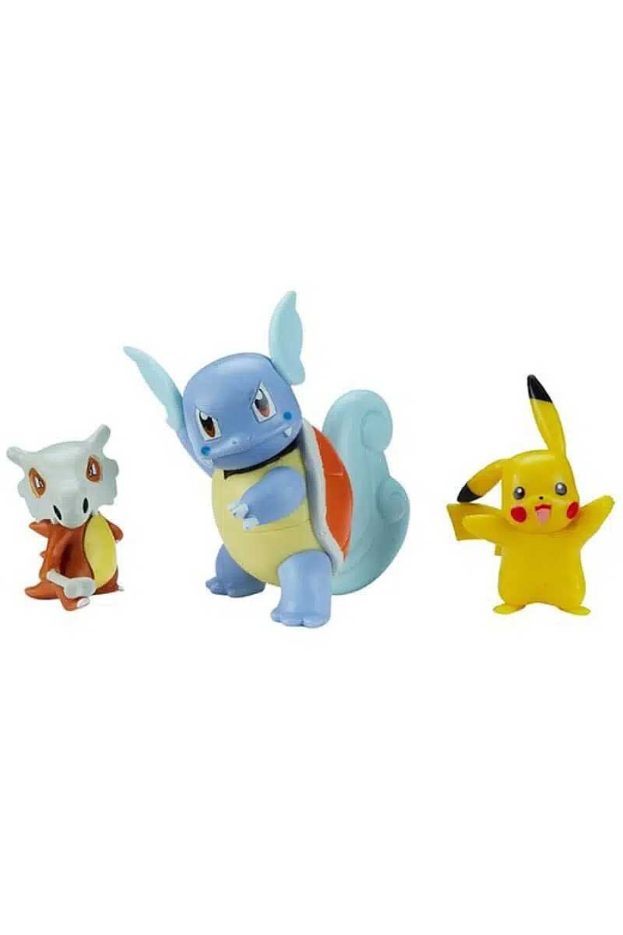 POCKET MONSTER Pokemon Figurer | Wartortle, Pikachu Og Cubone Figurer