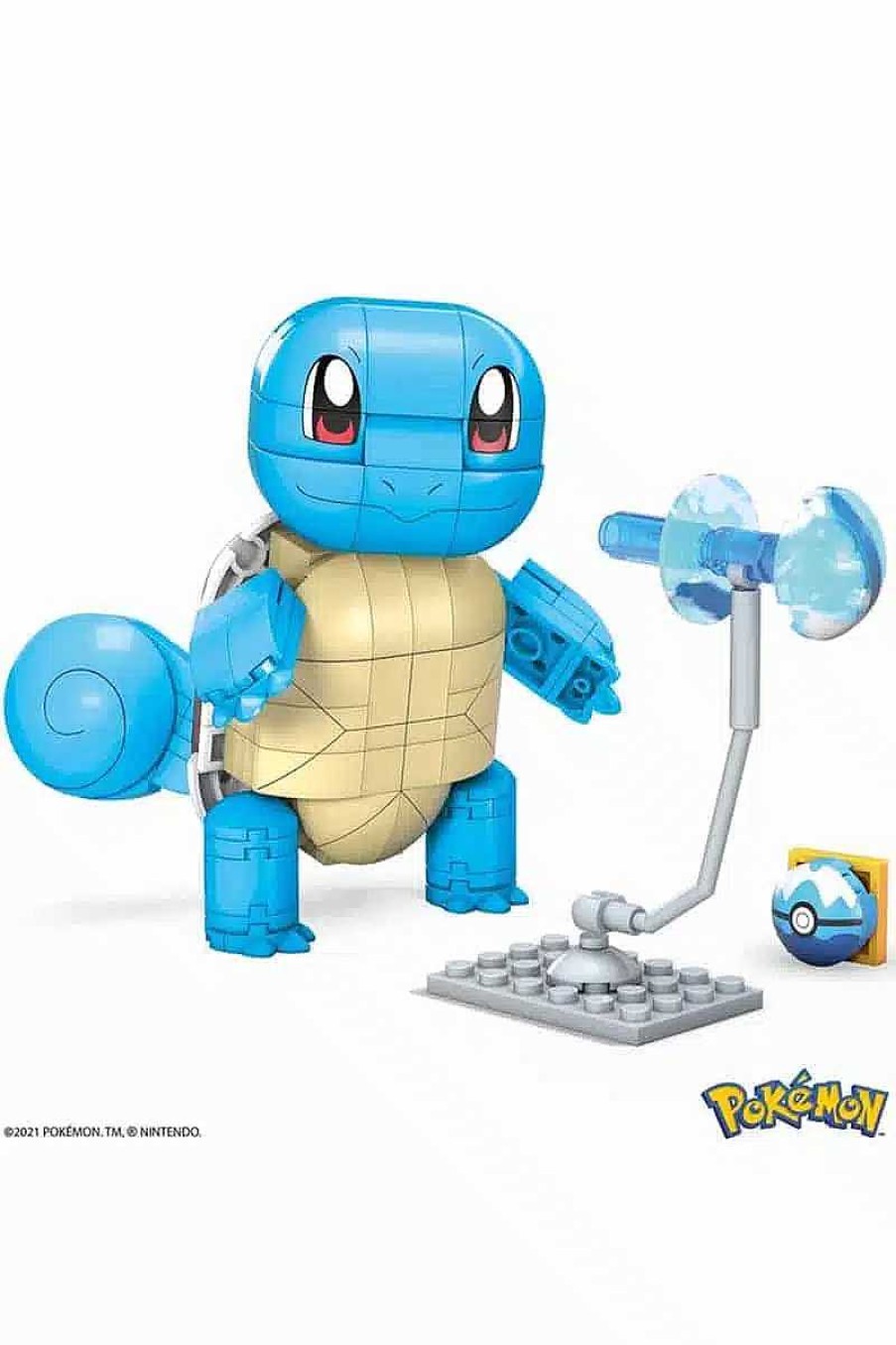 POCKET MONSTER Pokemon Figurer | Medium Squirtle Mega Construx Figur