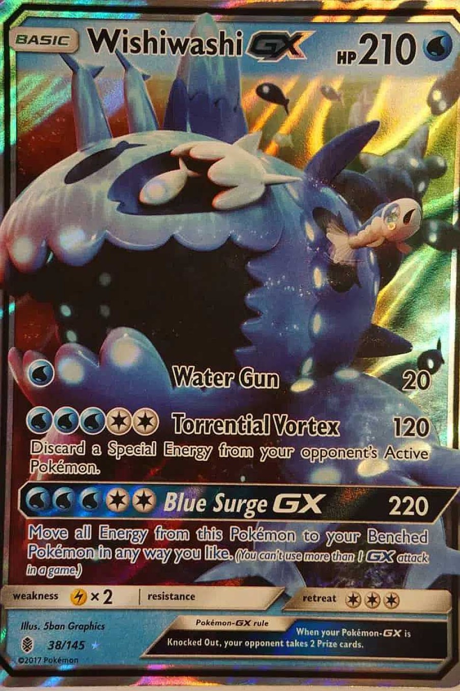 POCKET MONSTER Pokemon Kort | Wishiwashi Gx 38/145