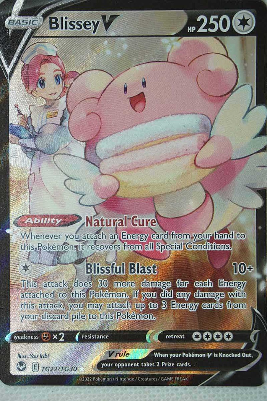 POCKET MONSTER Pokemon Kort | Blissey V Tg22/Tg30