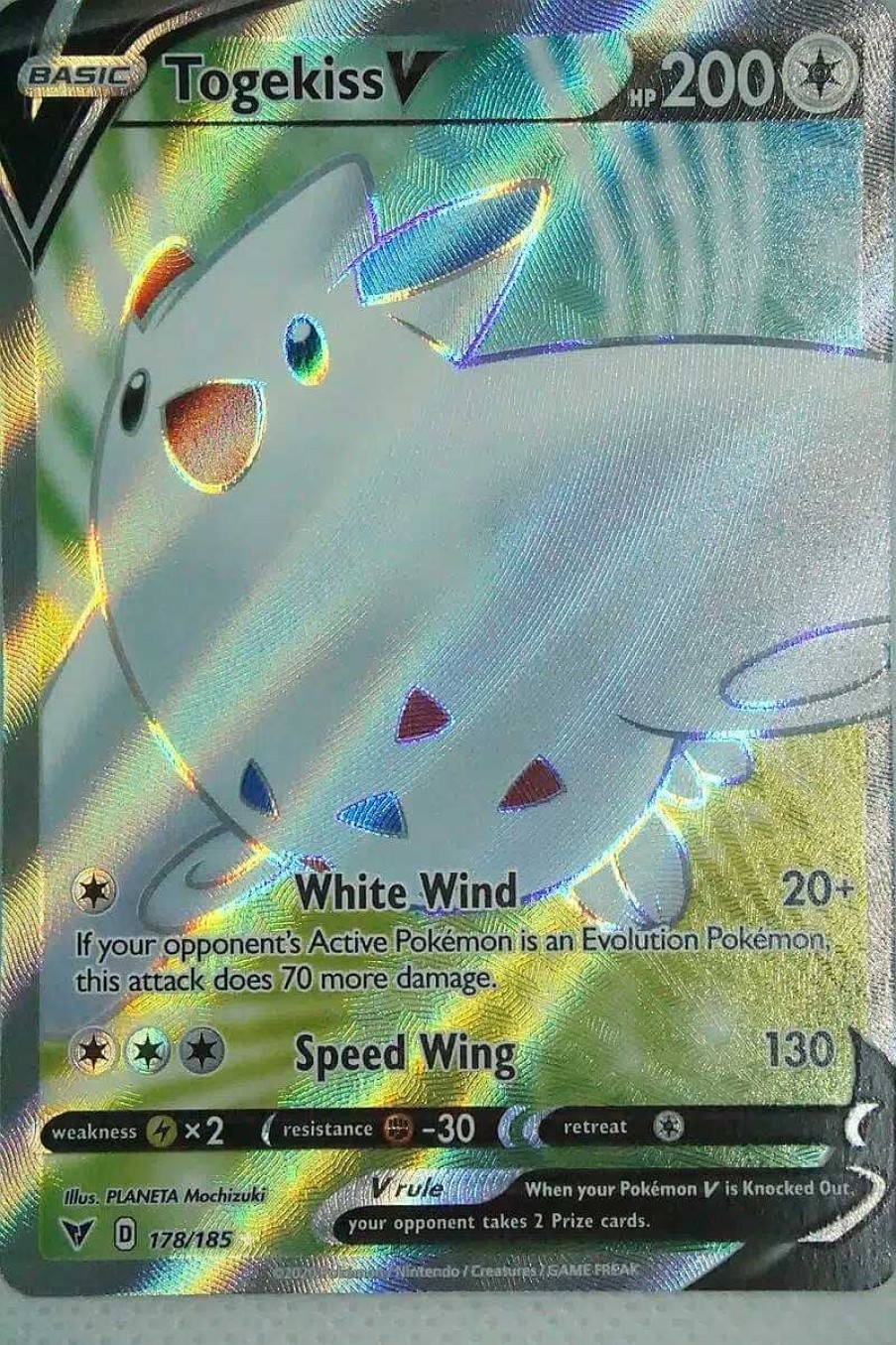 POCKET MONSTER Pokemon Kort | Togekiss V 178/185 Full Art