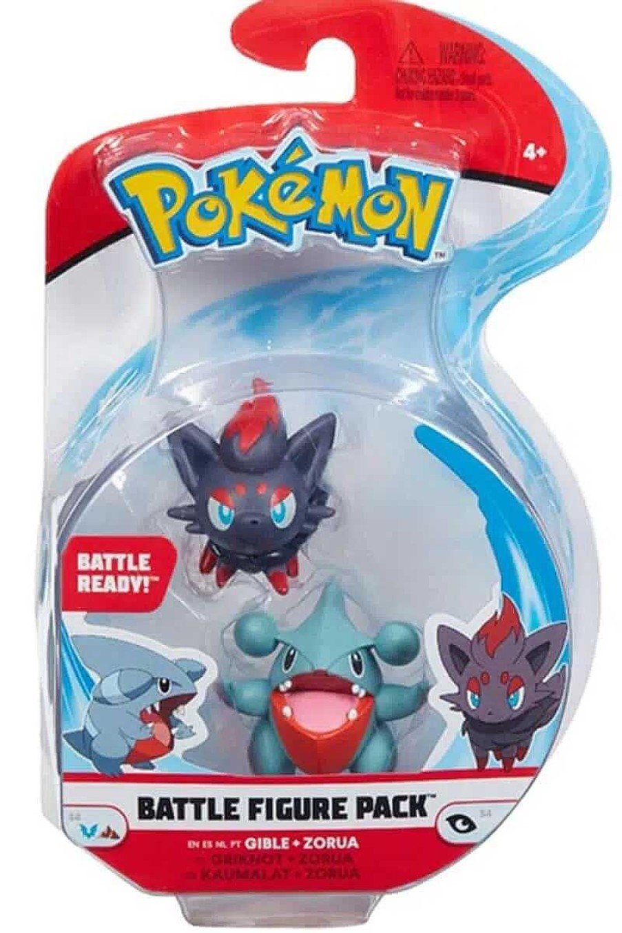 POCKET MONSTER Pokemon Figurer | Gible Og Zorua Figurer