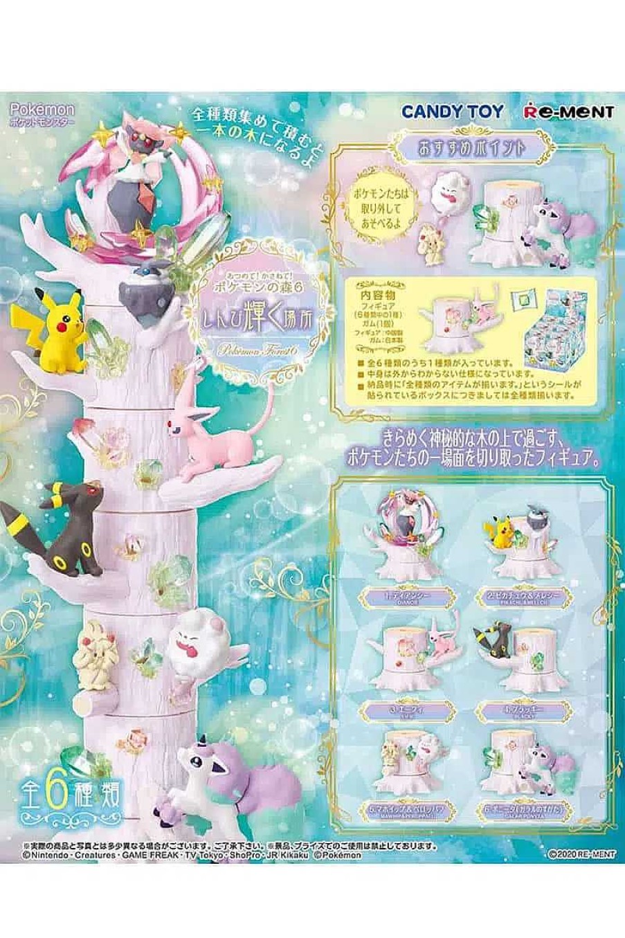 POCKET MONSTER Pokemon Figurer | Japansk Krystaltrae Med Sma Figurer