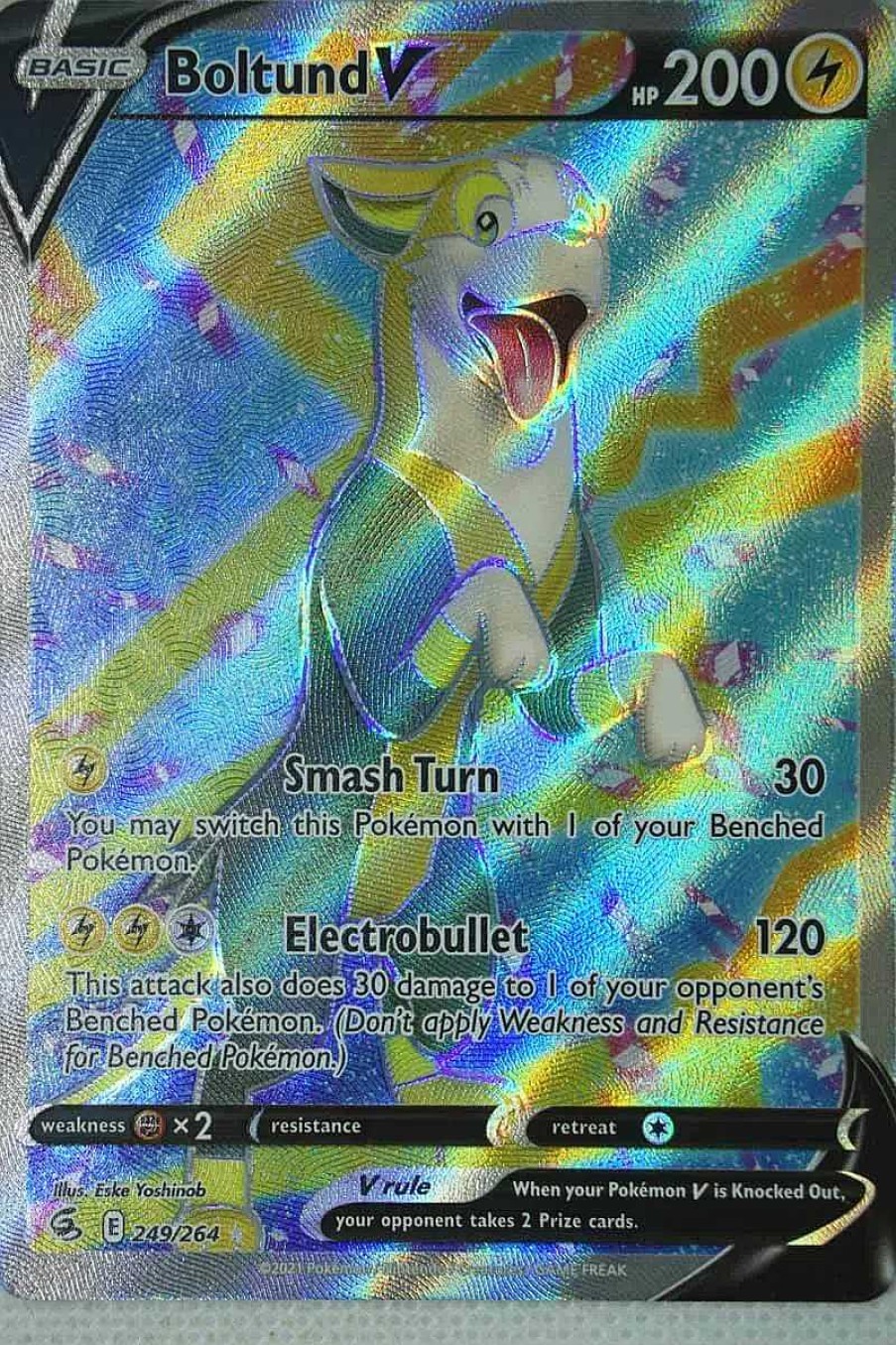 POCKET MONSTER Pokemon Kort | Boltund V 249/264 Full Art