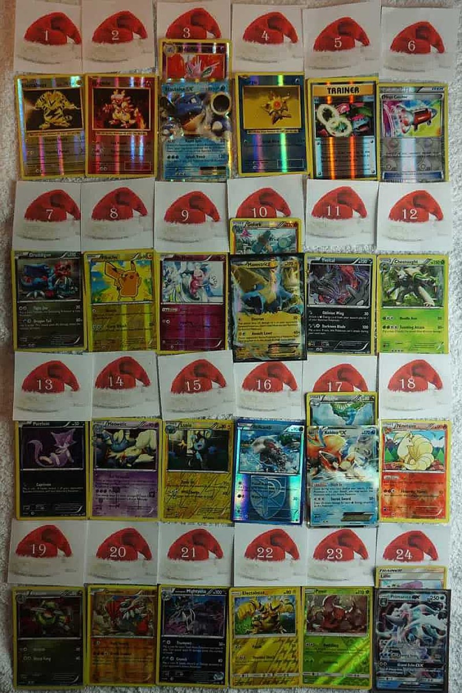 POCKET MONSTER Pokemon Kort | Pokemon Pakkekalender Med Adventsgaver