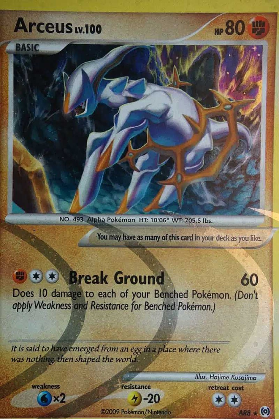 POCKET MONSTER Pokemon Kort | Arceus Ar8 Holo Rare