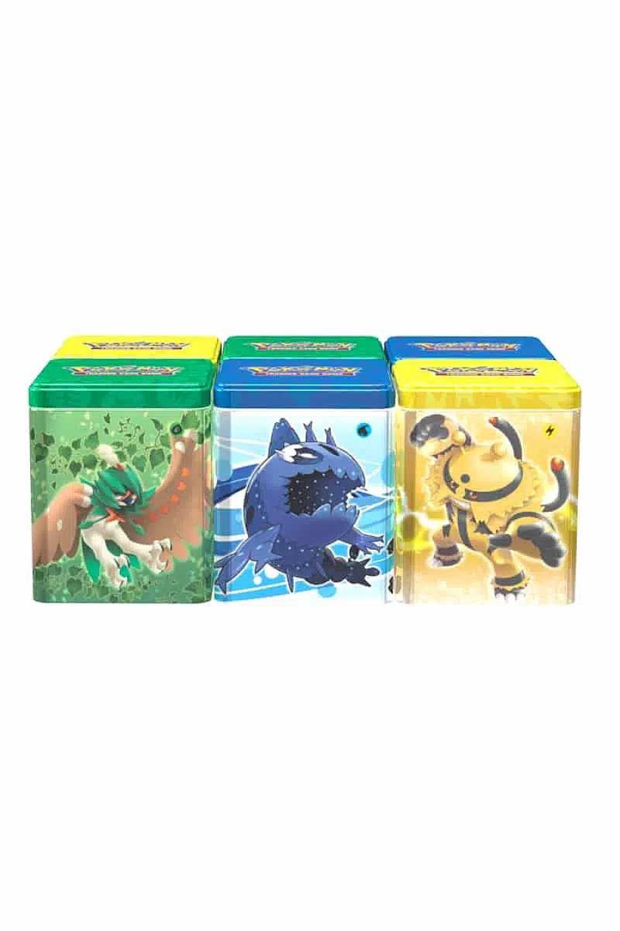 POCKET MONSTER Pokemon Kort | Poke Stacking Tin Med Graes Pokemons