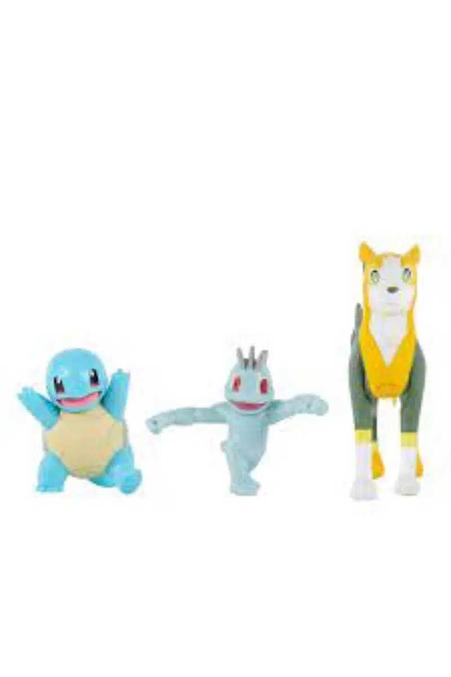 POCKET MONSTER Pokemon Figurer | Squirtle Boltund Og Machop Figurer