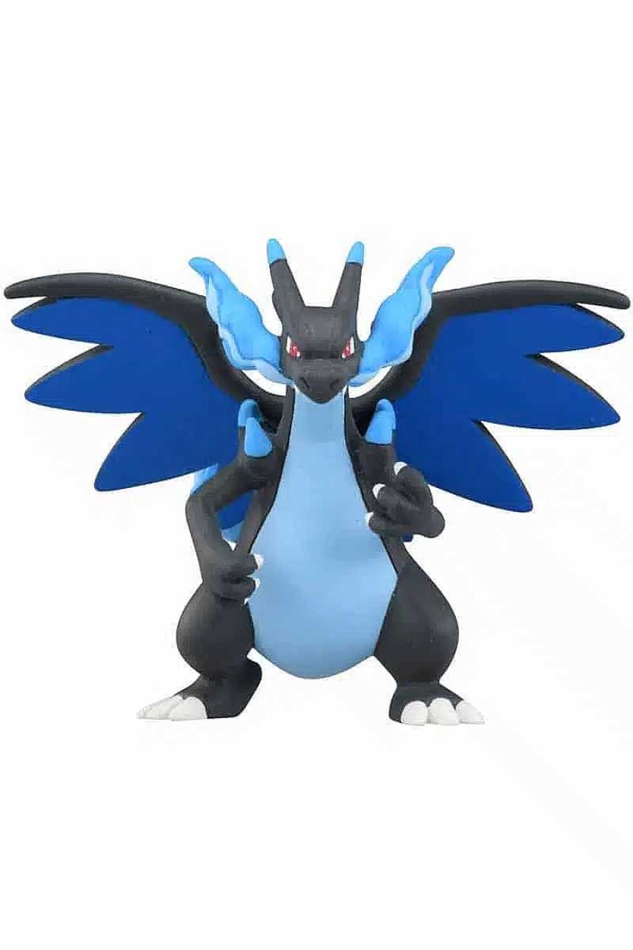 POCKET MONSTER Pokemon Figurer | Lille Japansk Mega Charizard X Figur