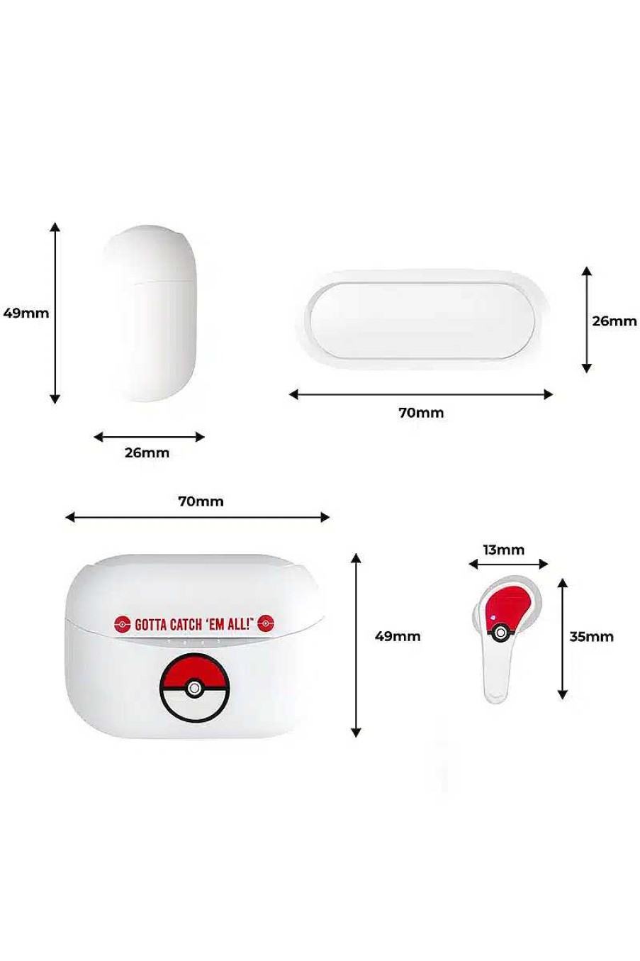 POCKET MONSTER Pokemon Skoleudstyr | Pokemon Poke Ball Earbuds