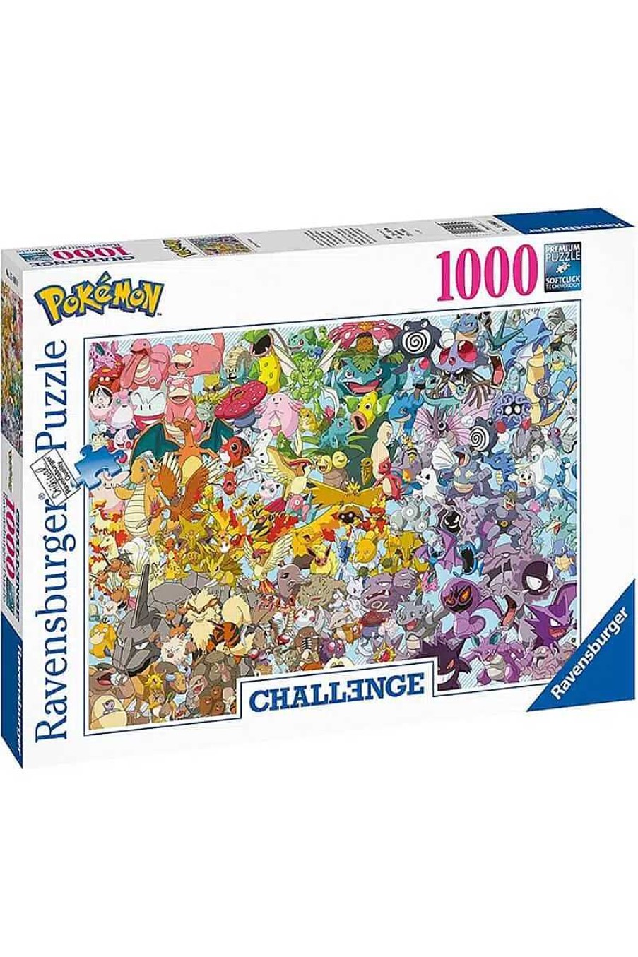 POCKET MONSTER Pokemon Til Bornevaerelset | Pokemon Ravensburger Puslespil Med 1000 Brikker