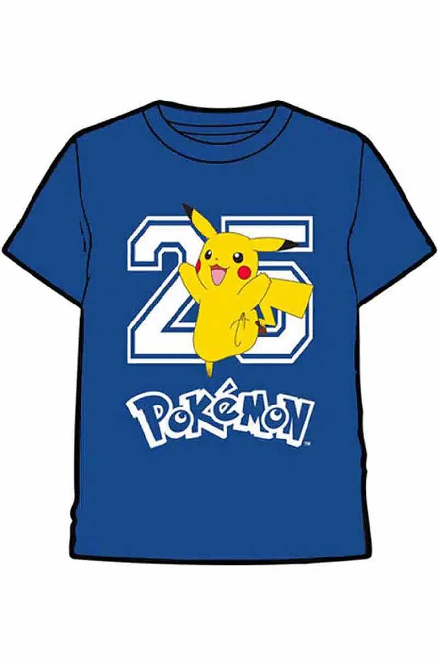 POCKET MONSTER Pokemon Til Bornevaerelset | Bla T Shirt Med Pikachu Til Born