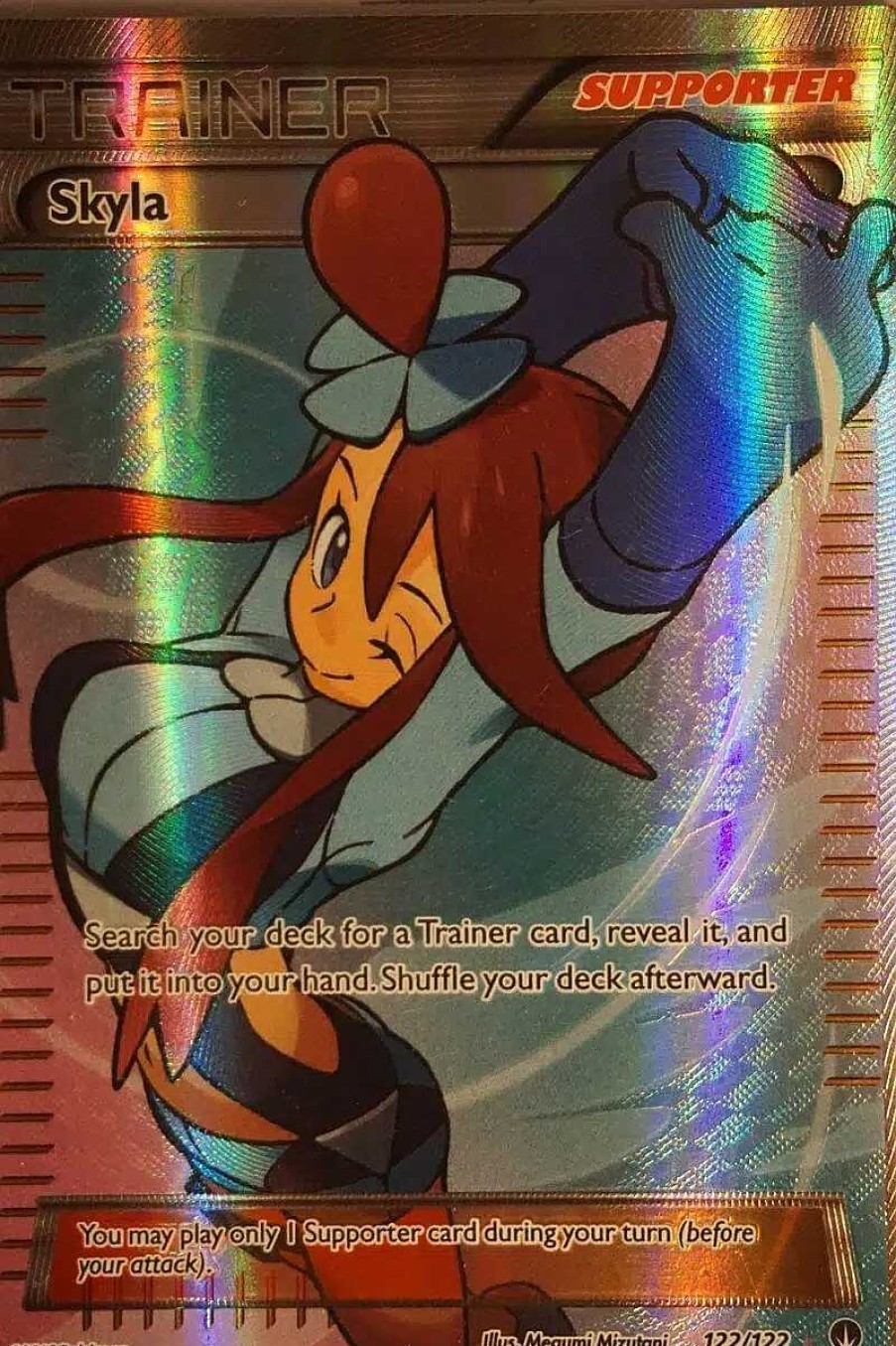 POCKET MONSTER Pokemon Kort | Skyla 122/122 Full Art