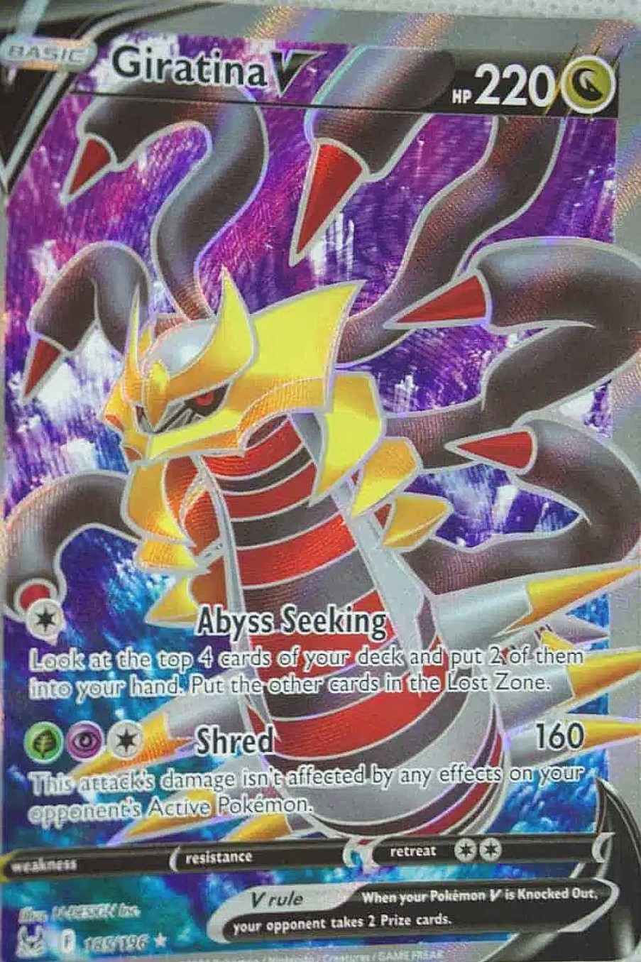 POCKET MONSTER Pokemon Kort | Giratina V 185/196 Full Art