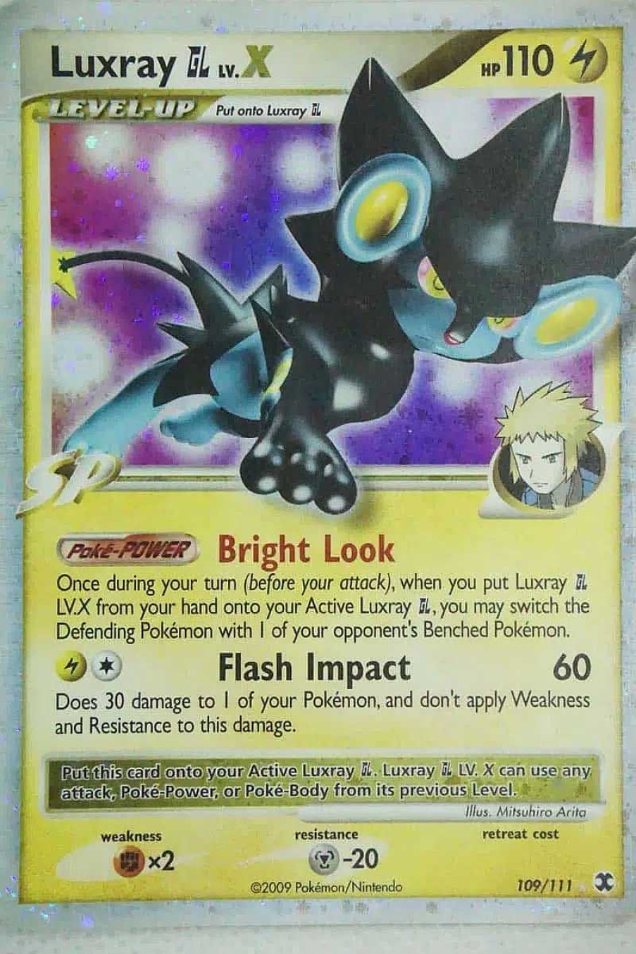 POCKET MONSTER Pokemon Kort | Luxray Gl Lv.X 109/111