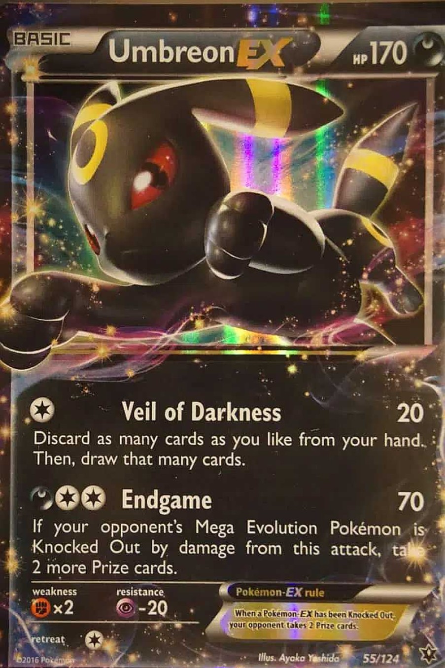 POCKET MONSTER Pokemon Kort | Umbreon Ex 55/124