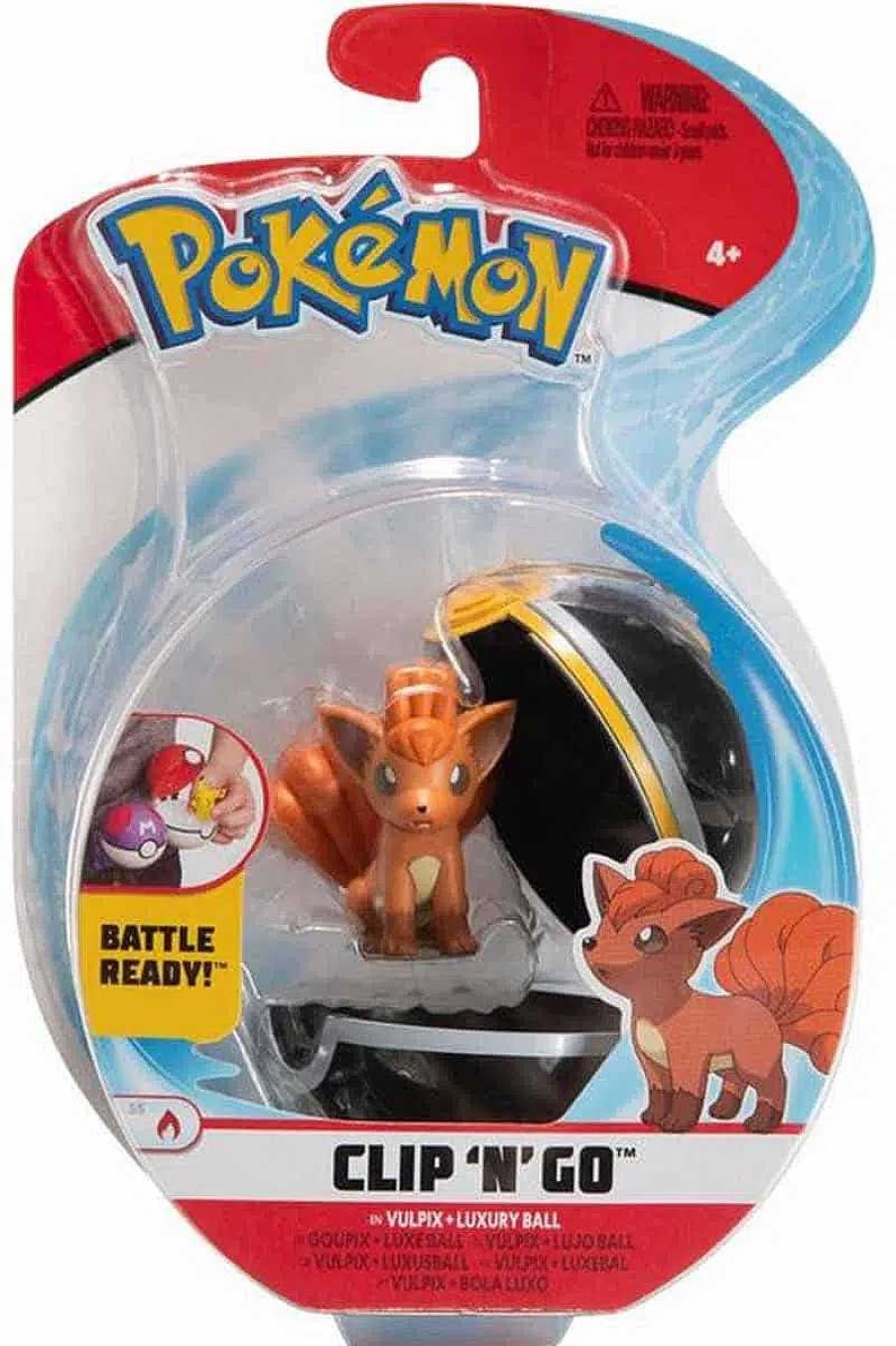 POCKET MONSTER Pokemon Figurer | Vulpix & Luxury Ball