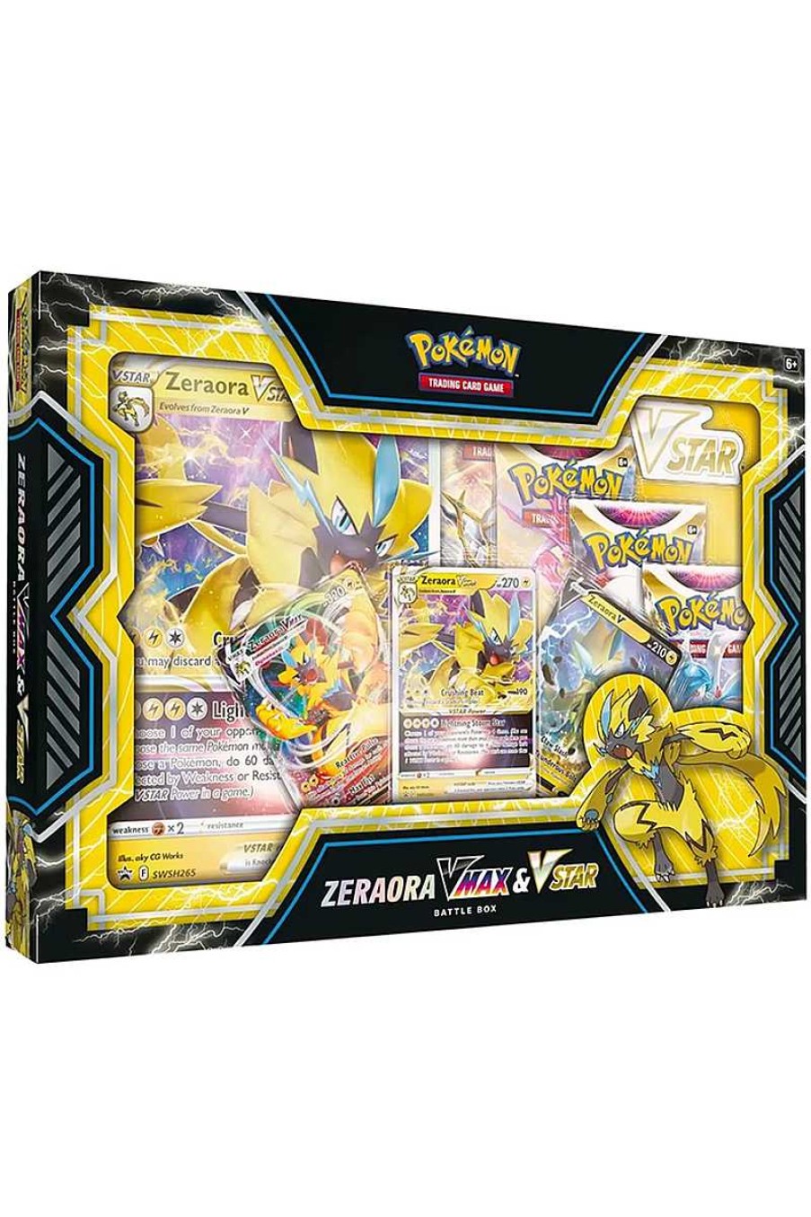 POCKET MONSTER Pokemon Kort | Zeraora Vmax & Vstar Battle Box