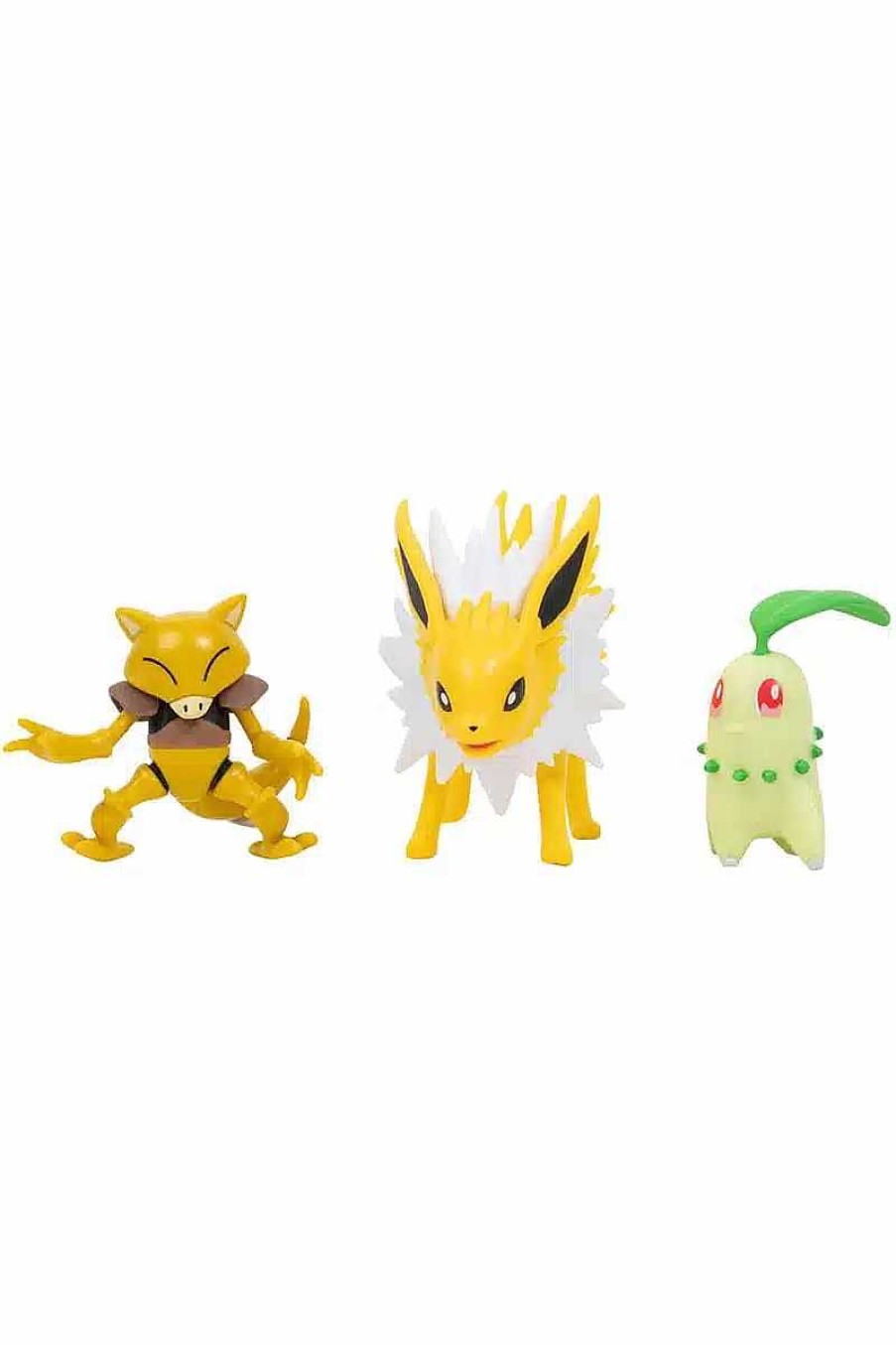 POCKET MONSTER Pokemon Figurer | Jolteon Chikorita Og Abra Figurer