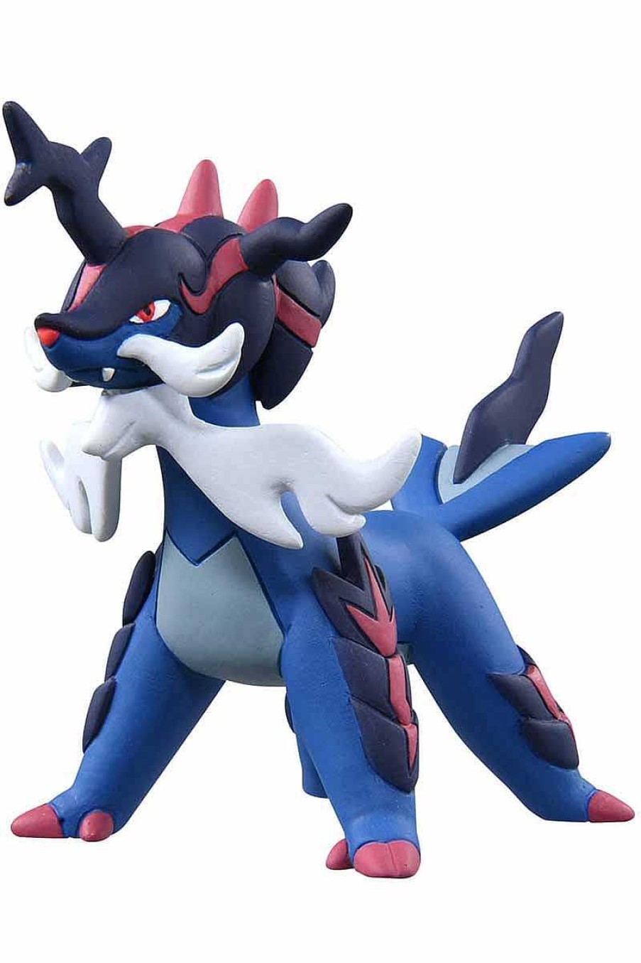 POCKET MONSTER Pokemon Figurer | Lille Japansk Hisuian Samurott Figur