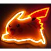 POCKET MONSTER Pokemon Til Bornevaerelset | Kaempe Neon Pikachu Vaeglampe