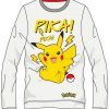 POCKET MONSTER Pokemon Til Bornevaerelset | Hvid Pikachu Bluse Til Born