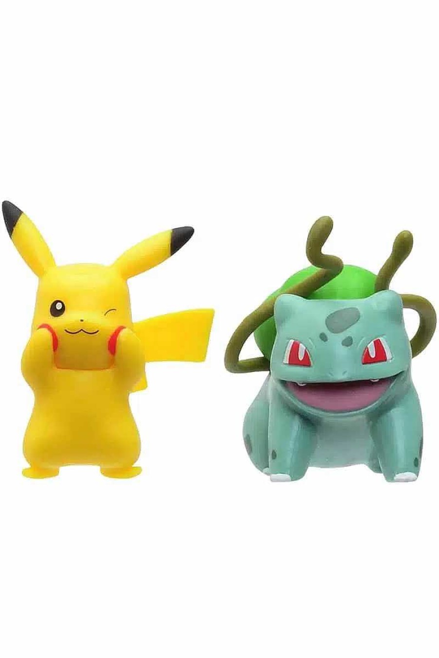 POCKET MONSTER Pokemon Figurer | Pikachu & Bulbasaur Figurer