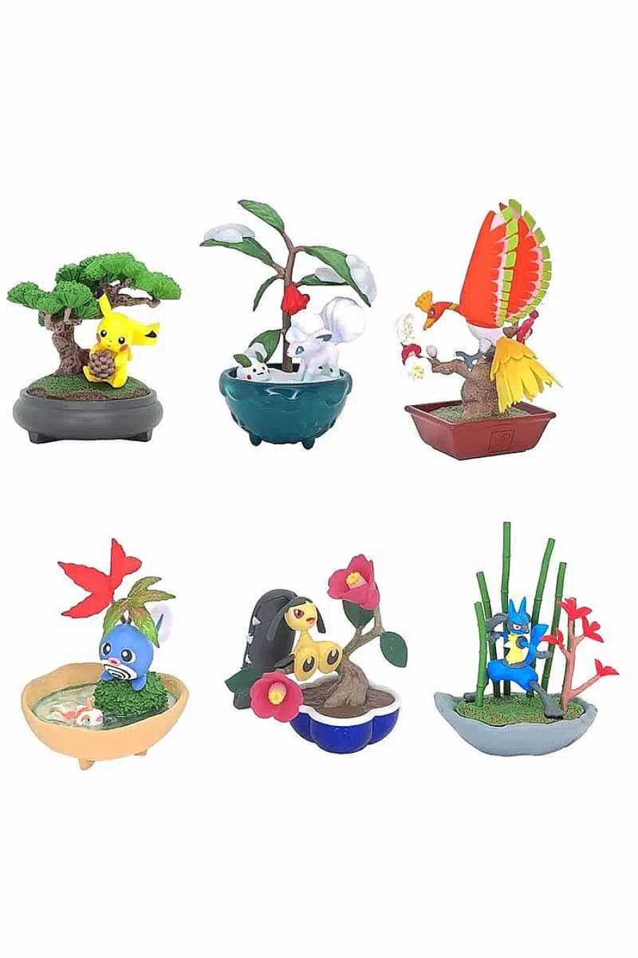 POCKET MONSTER Pokemon Figurer | 6 Pokemon Figurerpakker Bonsai