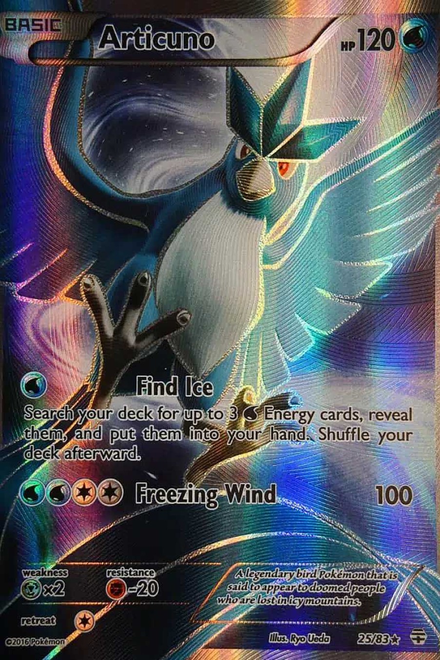 POCKET MONSTER Pokemon Kort | Articuno 25/83 Full Art