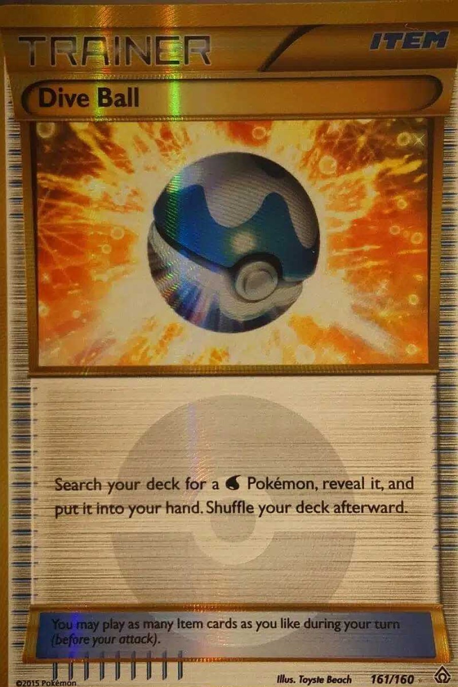 POCKET MONSTER Pokemon Kort | Dive Ball 161/160 Secret Rare