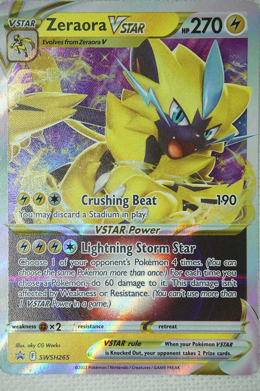 POCKET MONSTER Pokemon Kort | Zeraora Vstar Swsh265