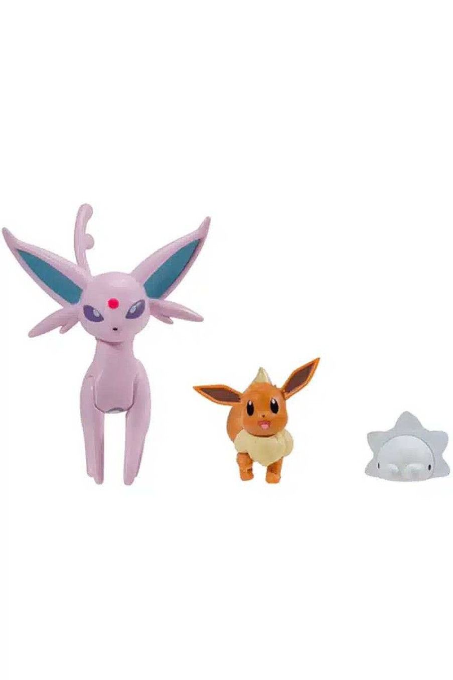 POCKET MONSTER Pokemon Figurer | Espeon, Eevee Og Snom Figurer